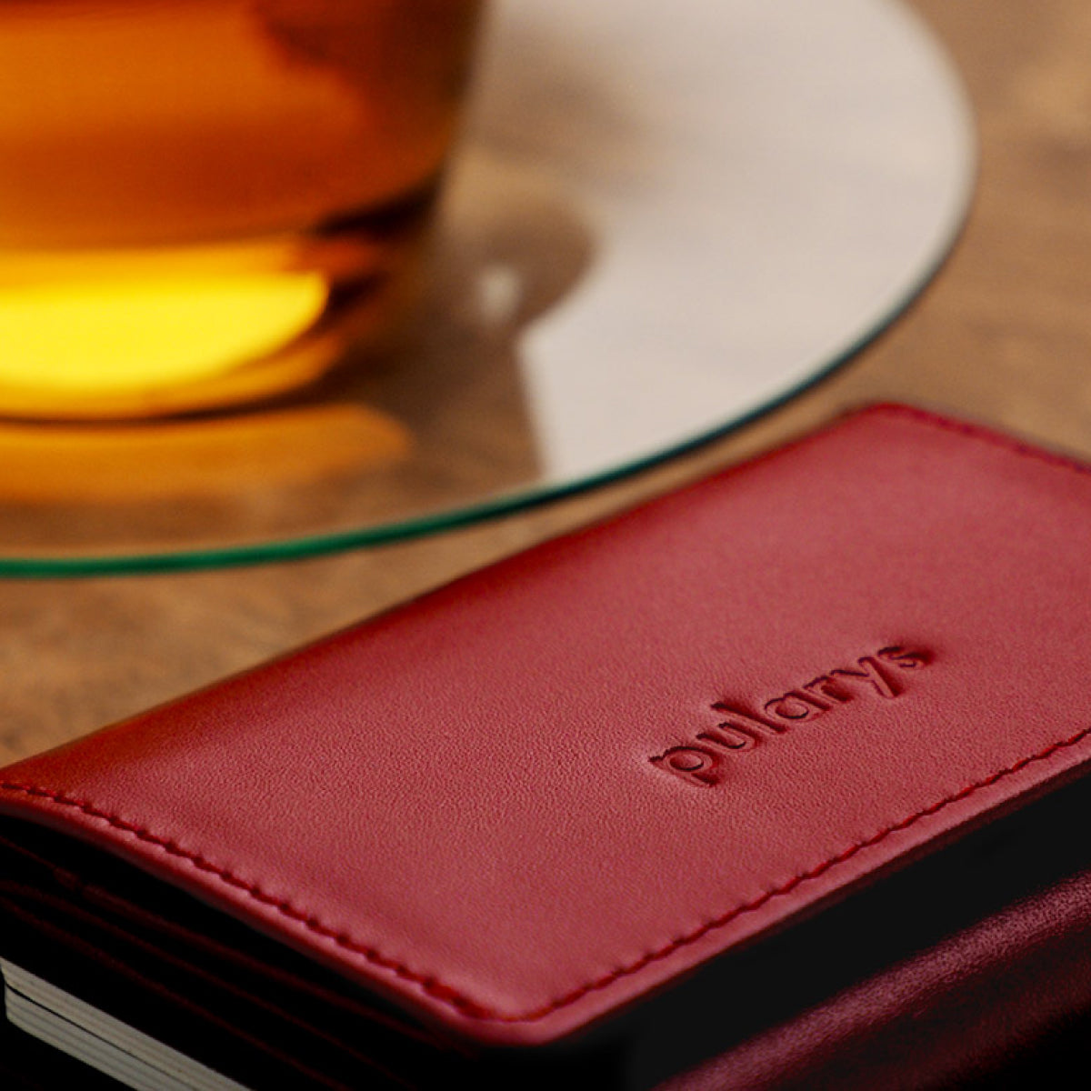 Pularys Bosto RFID Italia Leather Red 172713111