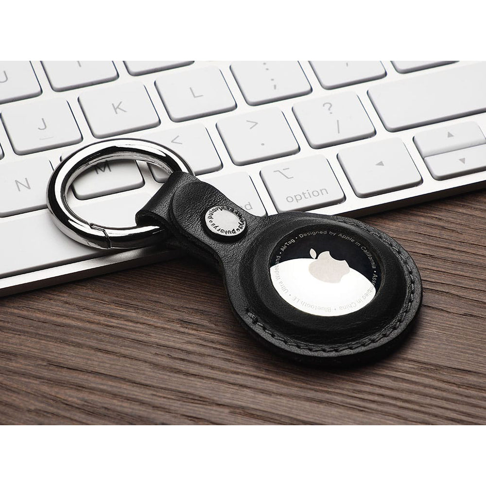 Pularys Black Keyring with Airtag pocket Insider Line 182914101