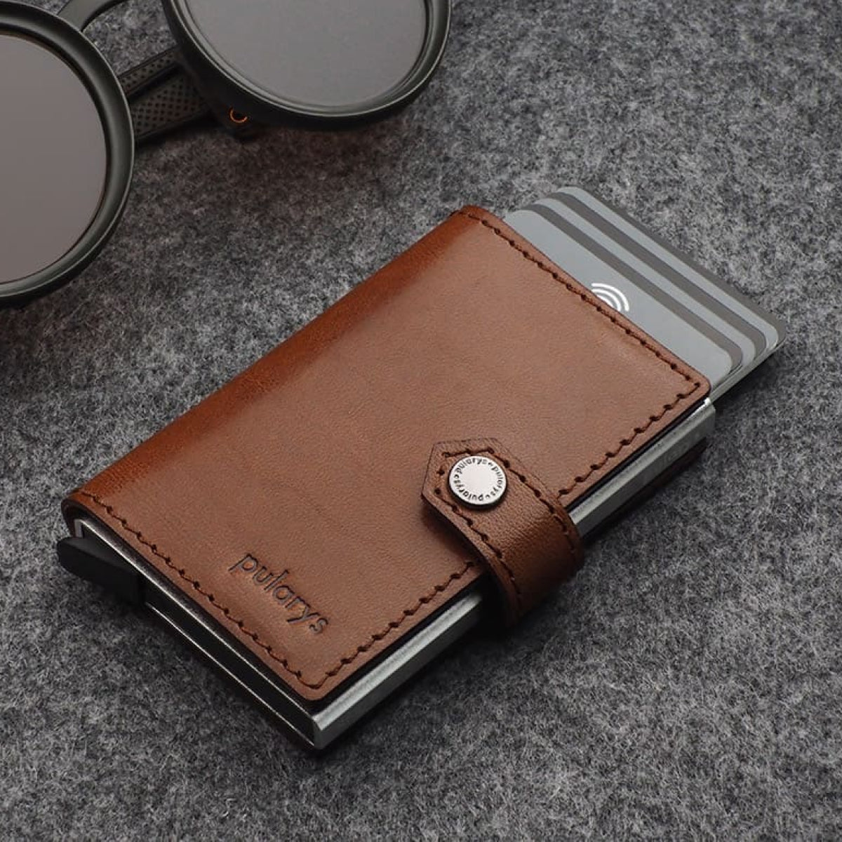 Pularys Easy Wallet for AirTag Brown 217414102