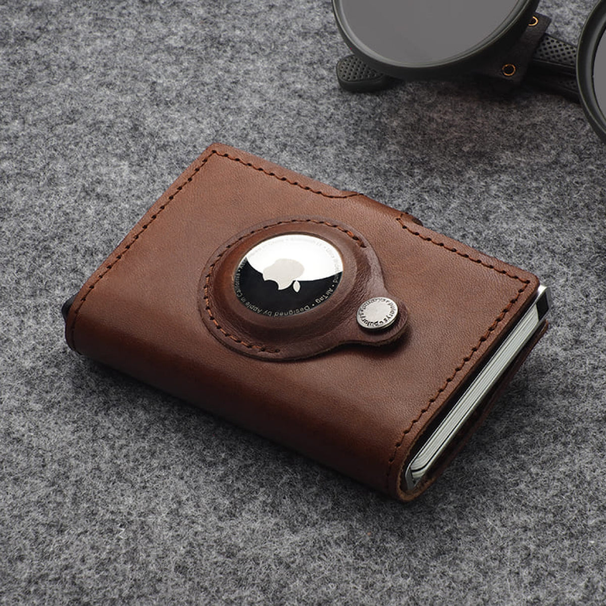 Pularys Easy Wallet for AirTag Brown 217414102