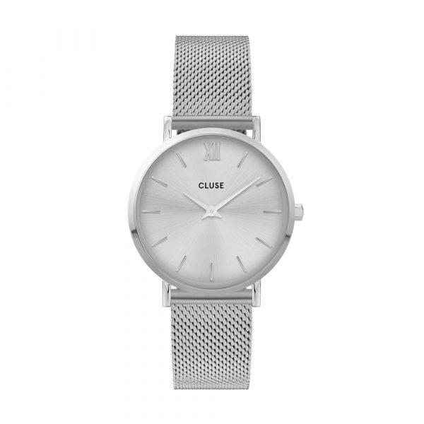 Cluse Minuit Mesh Silver - Silver