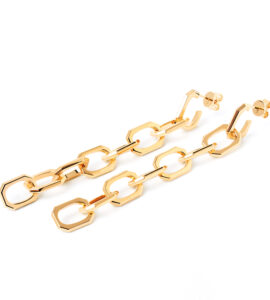 PDPaola Endless Signature Gold Earrings