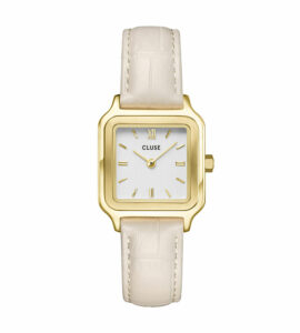 CLUSE Gracieuse Petite Watch Leather Marshmallow Gold Colour CW11804