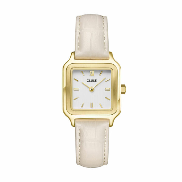 CLUSE Gracieuse Petite Watch Leather Marshmallow Gold Colour CW11804