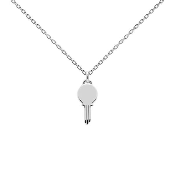 PDPaola Engrave Me Eternum Silver Necklace