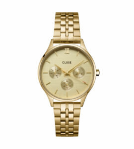 CLUSE Minuit Multifunction Steel Full Gold Colour