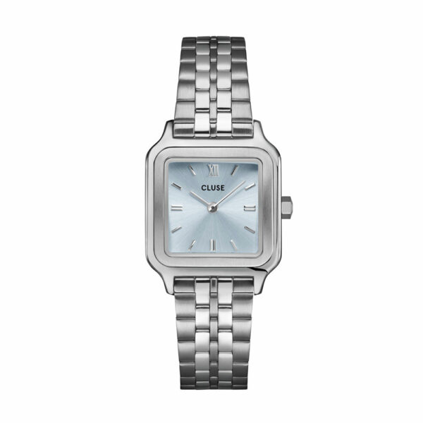 CLUSE Gracieuse Petite Watch Steel Light Blue Silver Colour