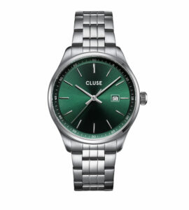 CLUSE Antheor Steel Green, Silver Colour