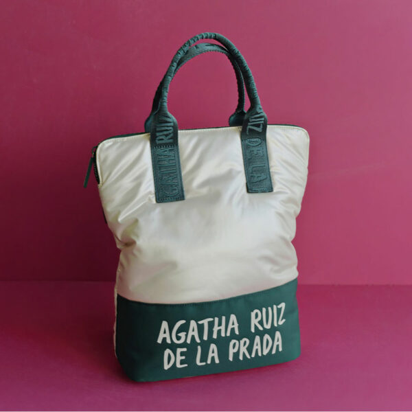 Agatha Ruiz De La Prada Green Contrast Backpack