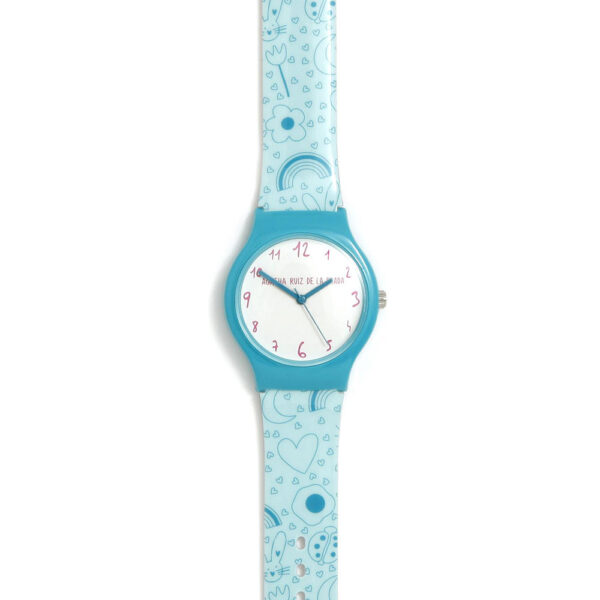 Agatha Ruiz De La Prada Watch Flip Blue Printed