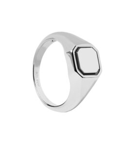 PDPaola Essentials Octet Stamp Silver Ring