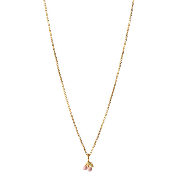 Enamel Necklace Cherry Light Pink N70GM