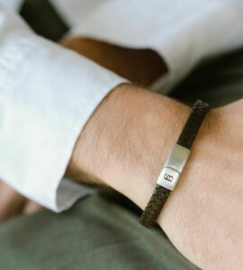 Leather Bracelet Riley2brown