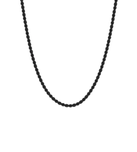 Helix Chain Necklace Black