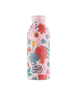 Το 24BOTTLES Clima Bottle Bloom Bloom Pink 500 ML είναι ένα εξαιρετικά ελαφρύ μπουκάλι από ανοξείδωτο χάλυβα, για όλες τίς ώρες της ημέρας.